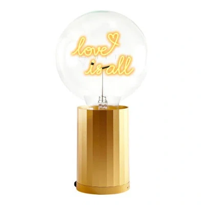 Mitb Love Is All Portable Table Lamp In Gold