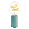 Mitb Love Is All Portable Table Lamp In Green