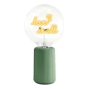 Mitb Love Is All Portable Table Lamp In Green