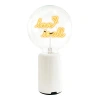 Mitb Love Is All Portable Table Lamp In White