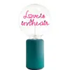 Mitb Love Is In The Air Portable Table Lamp In Green