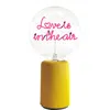 Mitb Love Is In The Air Portable Table Lamp In Yellow
