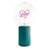 Mitb Love Portable Table Lamp In Green