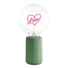 Mitb Love Portable Table Lamp In Green
