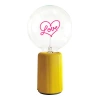 Mitb Love Portable Table Lamp In Yellow