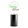 Mitb Merry Xmas Portable Table Lamp In Black