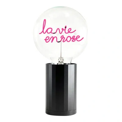 Mitb Rose Portable Table Lamp In Black