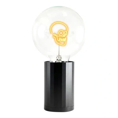 Mitb Skull Portable Table Lamp In Black