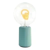 Mitb Skull Portable Table Lamp In Blue