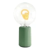 Mitb Skull Portable Table Lamp In Green