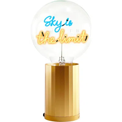 Mitb Sky Is The Limit Portable Table Lamp In Gold