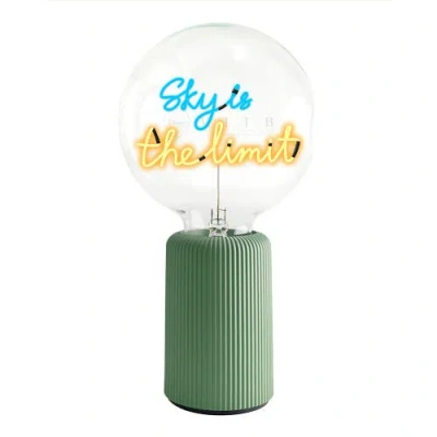 Mitb Sky Is The Limit Portable Table Lamp In Green