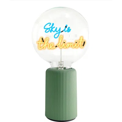 Mitb Sky Is The Limit Portable Table Lamp In Green