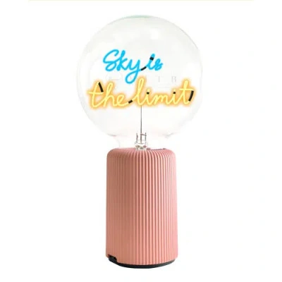 Mitb Sky Is The Limit Portable Table Lamp In Pink