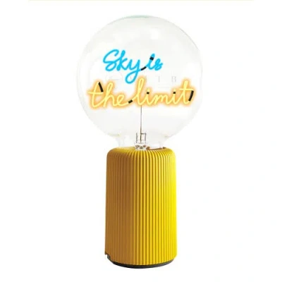 Mitb Sky Is The Limit Portable Table Lamp In Yellow