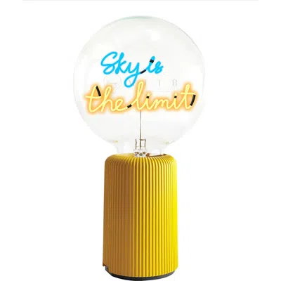 Mitb Sky Is The Limit Portable Table Lamp In Yellow