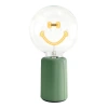 Mitb Smiley Portable Table Lamp In Green