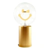 Mitb Smiley World Kidness Portable Table Lamp In Gold