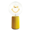 Mitb Smiley World Kidness Portable Table Lamp In Yellow