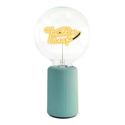 Mitb Trick Or Treat Portable Table Lamp In Blue