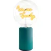 Mitb We Are Family Portable Table Lamp In Green