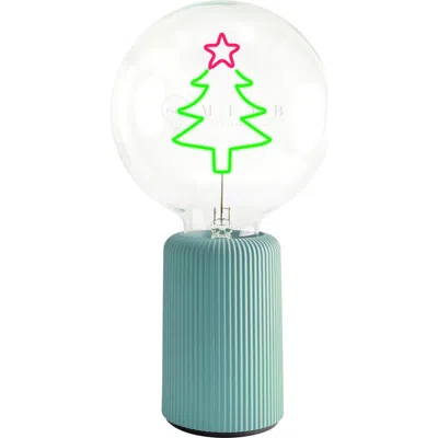 Mitb Xmas Tree Portable Table Lamp In Blue