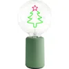 Mitb Xmas Tree Portable Table Lamp In Green