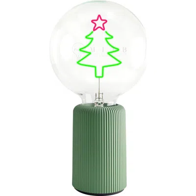 Mitb Xmas Tree Portable Table Lamp In Green