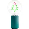 Mitb Xmas Tree Portable Table Lamp In Green