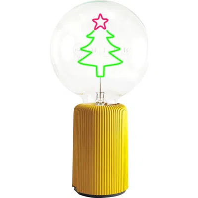 Mitb Xmas Tree Portable Table Lamp In Yellow