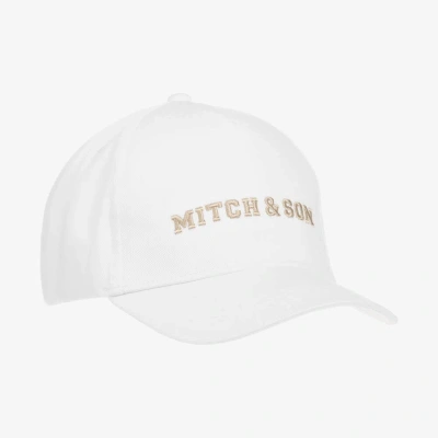 Mitch & Son Babies' Boys White Cotton Cap