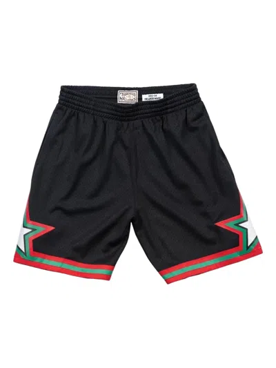 Mitchell & Ness 1993 Orlando Magic Christmas Swingman Shorts. In Black