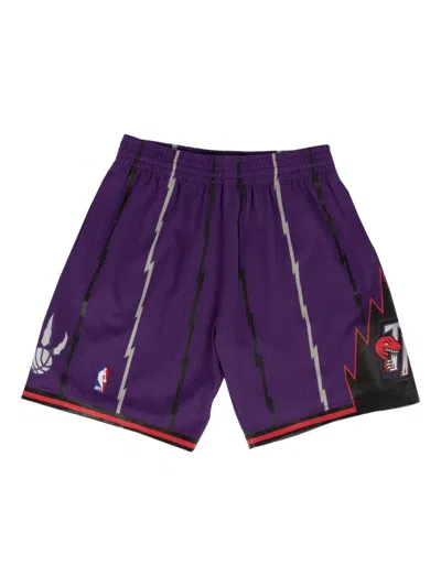 Mitchell & Ness 1998/99 Hardwood Classics "toronto Raptors" Swingman Shorts In Purple