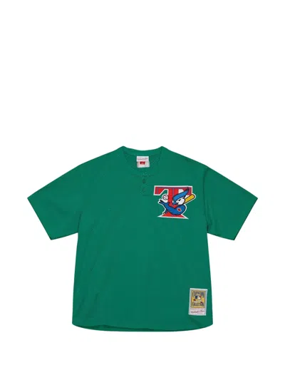 Mitchell & Ness 2003 St. Patrick's Day Toronto Blue Jays Polo Shirt In Green