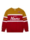 Mitchell & Ness 49ers Head Coach Sweatshirt In Multi
