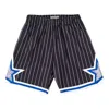Mitchell & Ness 75th Anniversary Nba Swingman Shorts Orlando Magic 'black Blue' In Multi