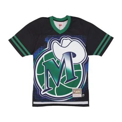 Mitchell & Ness American Football Jacket Men's Nba Big Face 7.0 Fashion Jersey Dalmav Black