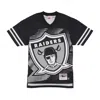 Mitchell & Ness American Football Jersey Men's Nfl Big Face 7.0 Fashion Jersey Oakrid Black In Black