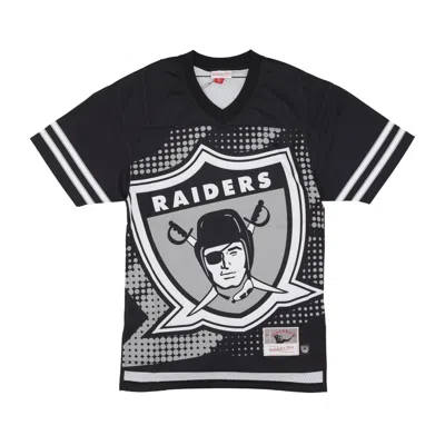 Mitchell & Ness American Football Jersey Men's Nfl Big Face 7.0 Fashion Jersey Oakrid Black