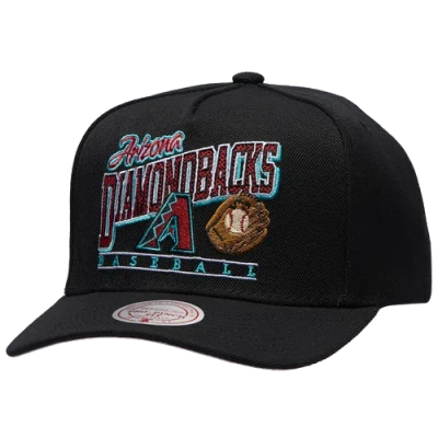 Mitchell & Ness Arizona Diamondbacks  Diamondbacks Baseline Pro Pinch Cap In Black