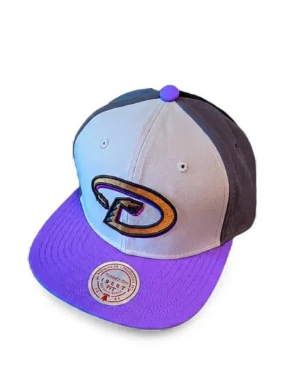 Mitchell & Ness Arizona Diamondbacks Mlb Triple Play Cap In Gray