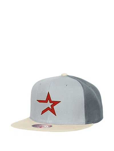Mitchell & Ness Astros Star-patch Cap In Metallic