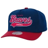 Mitchell & Ness Atlanta Braves  Braves Oversweep Cap In Blue