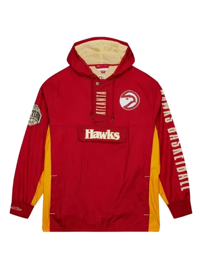 Mitchell & Ness Atlanta Hawks Team Og 2.0 Hoodie In Red