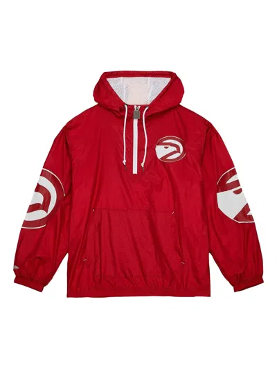 Mitchell & Ness Atlanta Hawks Team Og 2.0 Hoodie In Red
