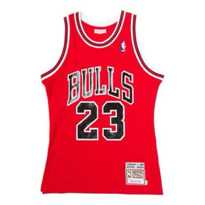 Mitchell & Ness Au 1987-88 23 In Red