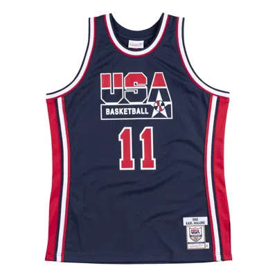 MITCHELL & NESS MITCHELL & NESS AUTHENTIC JERSEY TEAM USA 1992 KARL MALONE 'NAVY RED'