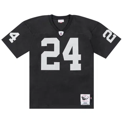 Pre-owned Mitchell & Ness Authentic Oakland Raiders 2002 Charles Woodson Jersey 'black' | Men's Size Xxl