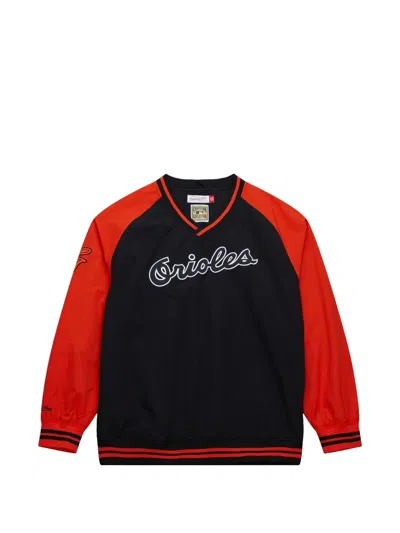 Mitchell & Ness Baltimore Orioles Cooperstown Sweatshirt In Orange