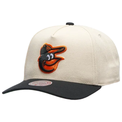 Mitchell & Ness Baltimore Orioles  Orioles Off White Pro Pinch Cap In Multi
